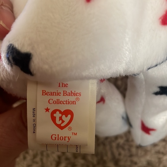 💙1999 Beanie Buddy Spangle 🇺🇸 & baby Glory 1997 - Picture 12 of 12